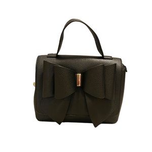 Like Dreams Mini Black Bow Handbag/Crossbody Bag